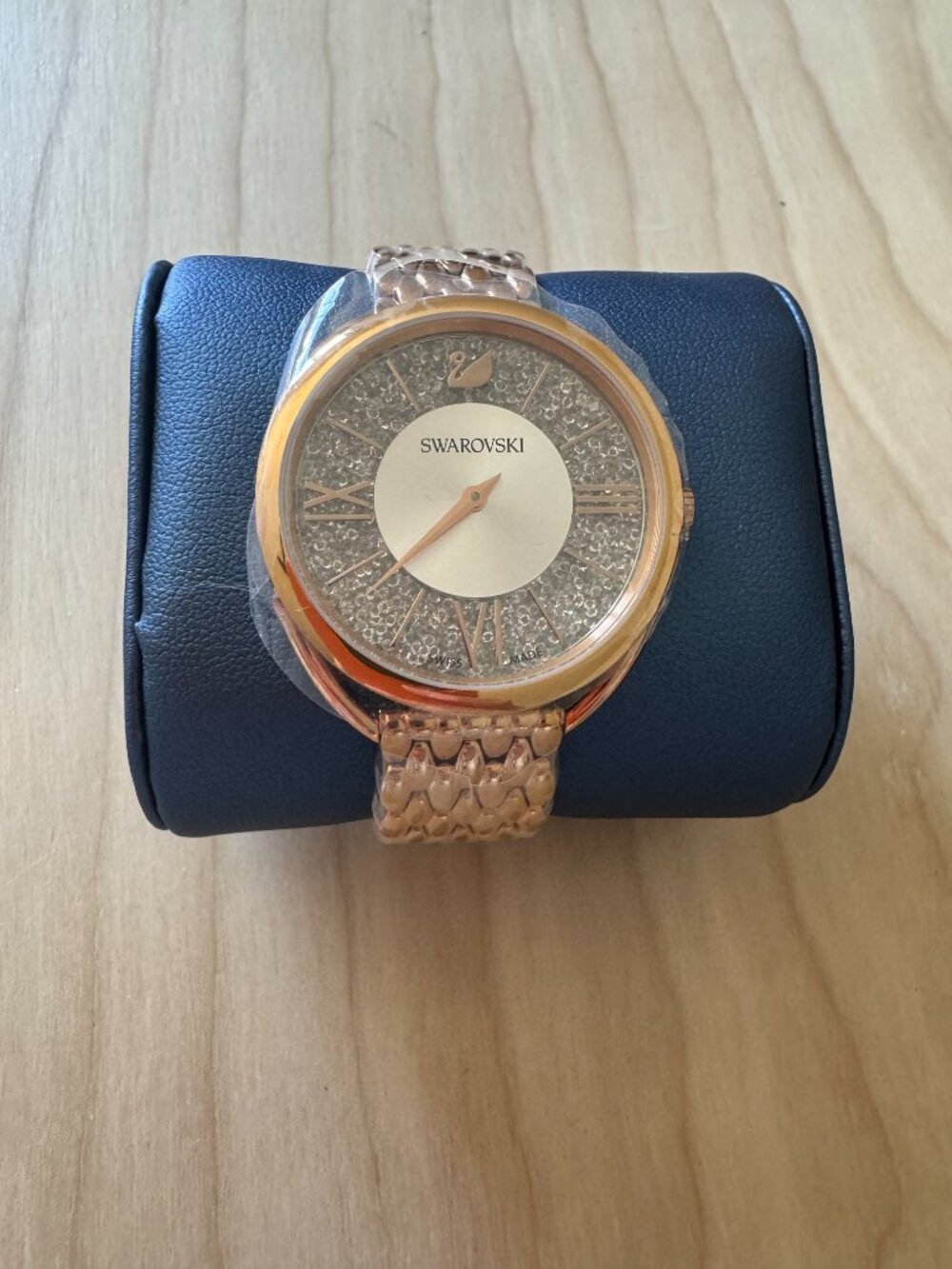 Swarovski Crystalline Glam Watch rose gold-plated crystal